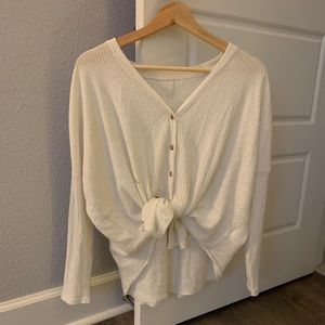 Out from under jojo oversized thermal top